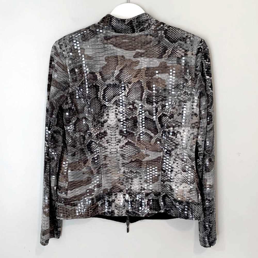 Vintage Frank Lyman size 8 animal print jacket - Picture 13 of 16